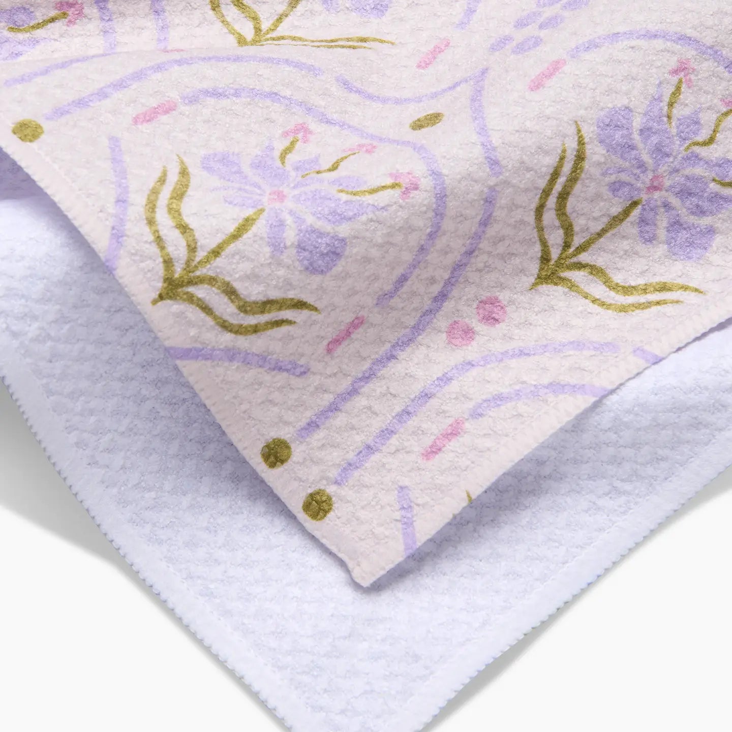 Geometry Dome Floral Tea Towel