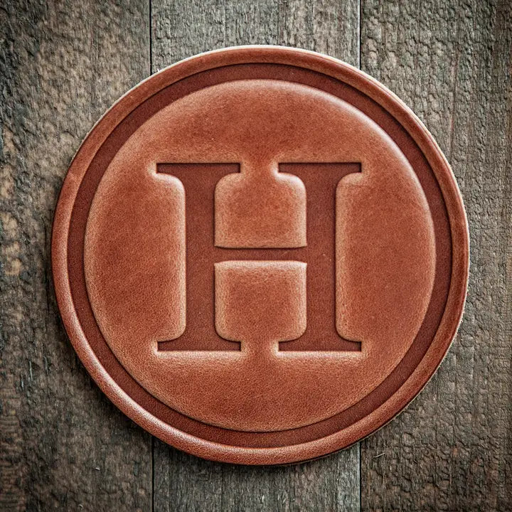 Monogram Leather Coaster