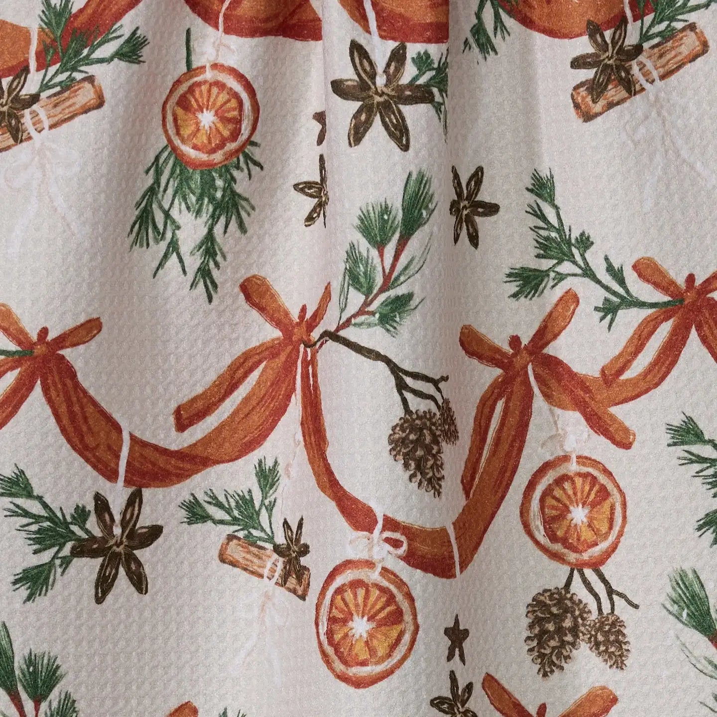 Naranjas Geometry Towel