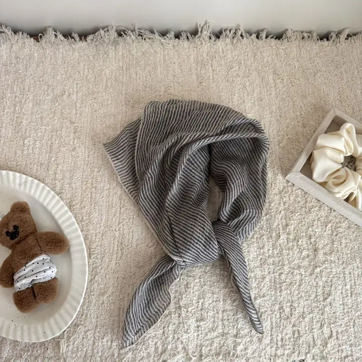 Casual Striped Bandana Scarf