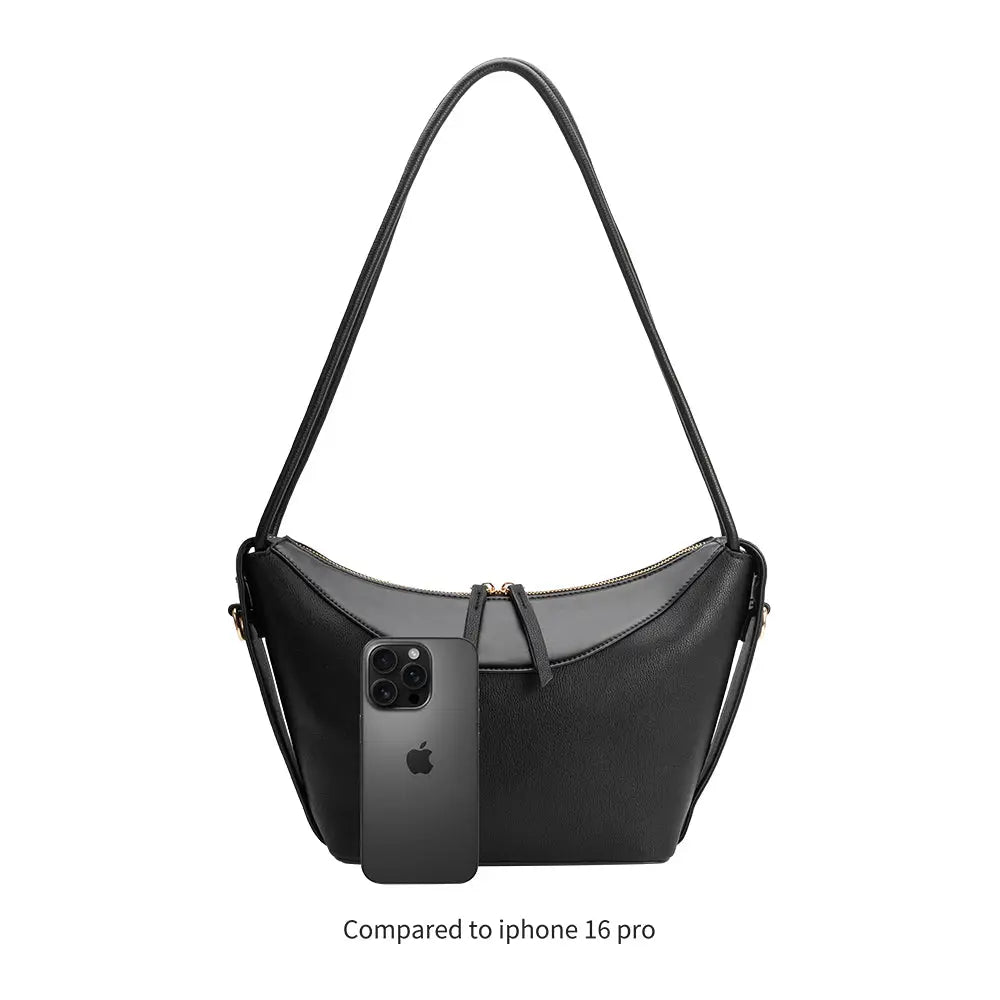 Wesley Plum Vegan Shoulder Bag