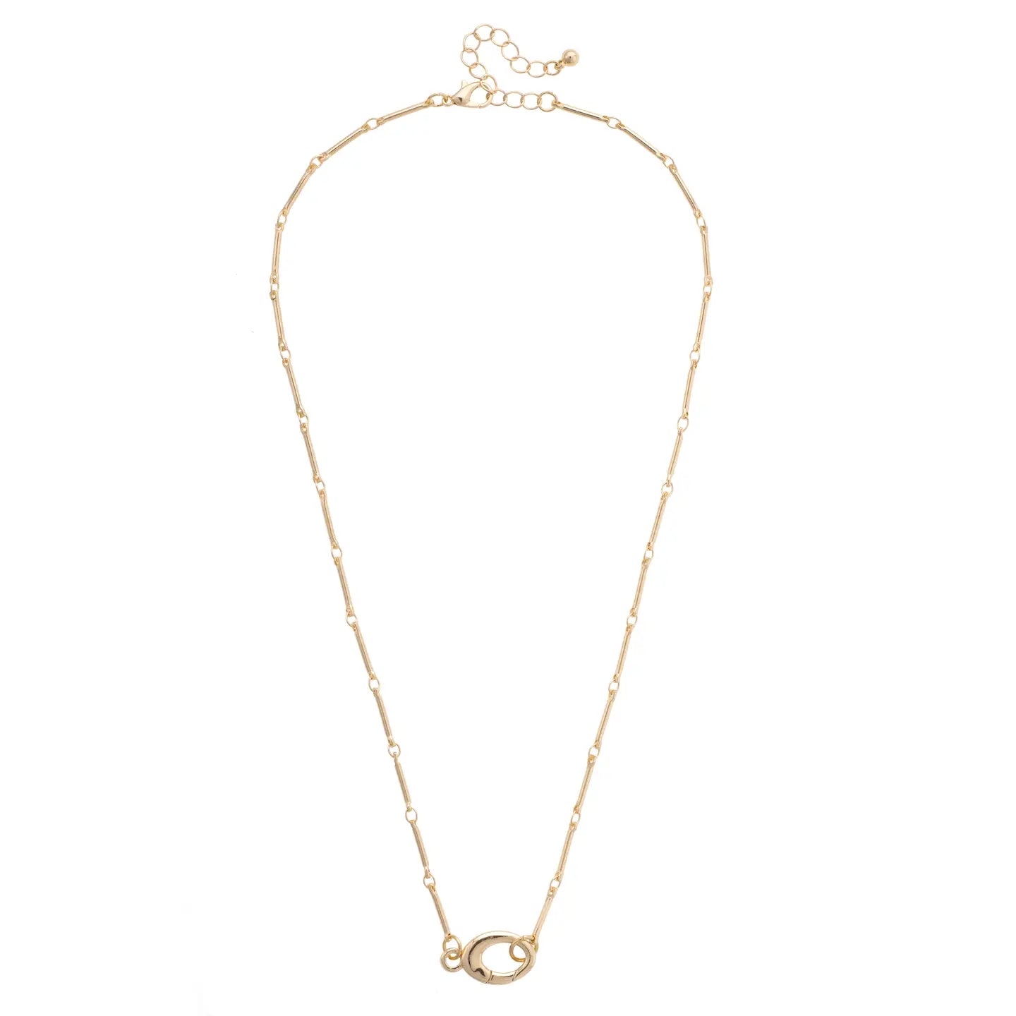 Dolly Delicate Link Charm Necklace Base