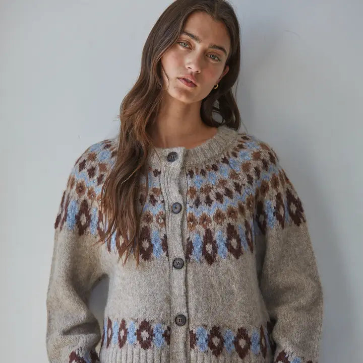 Fair Isle Knit Sweater