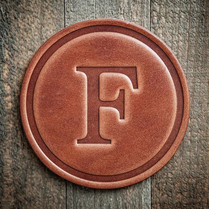 Monogram Leather Coaster
