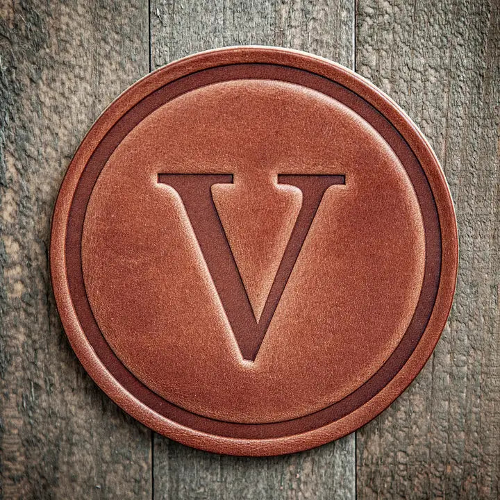 Monogram Leather Coaster