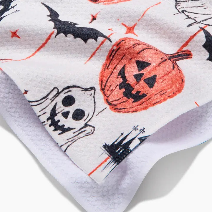 Halloween is Here Tea Towel