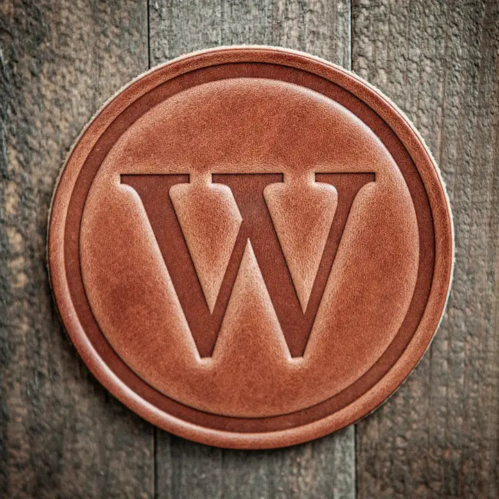 Monogram Leather Coaster