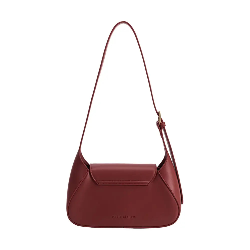 Melody Burgindy Vegan Shoulder Bag
