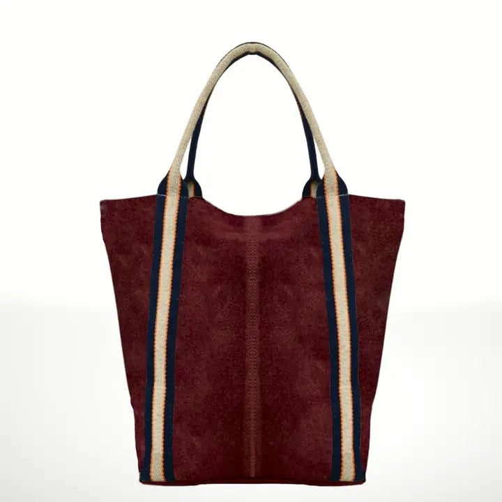 Melody Suede Leather Tote