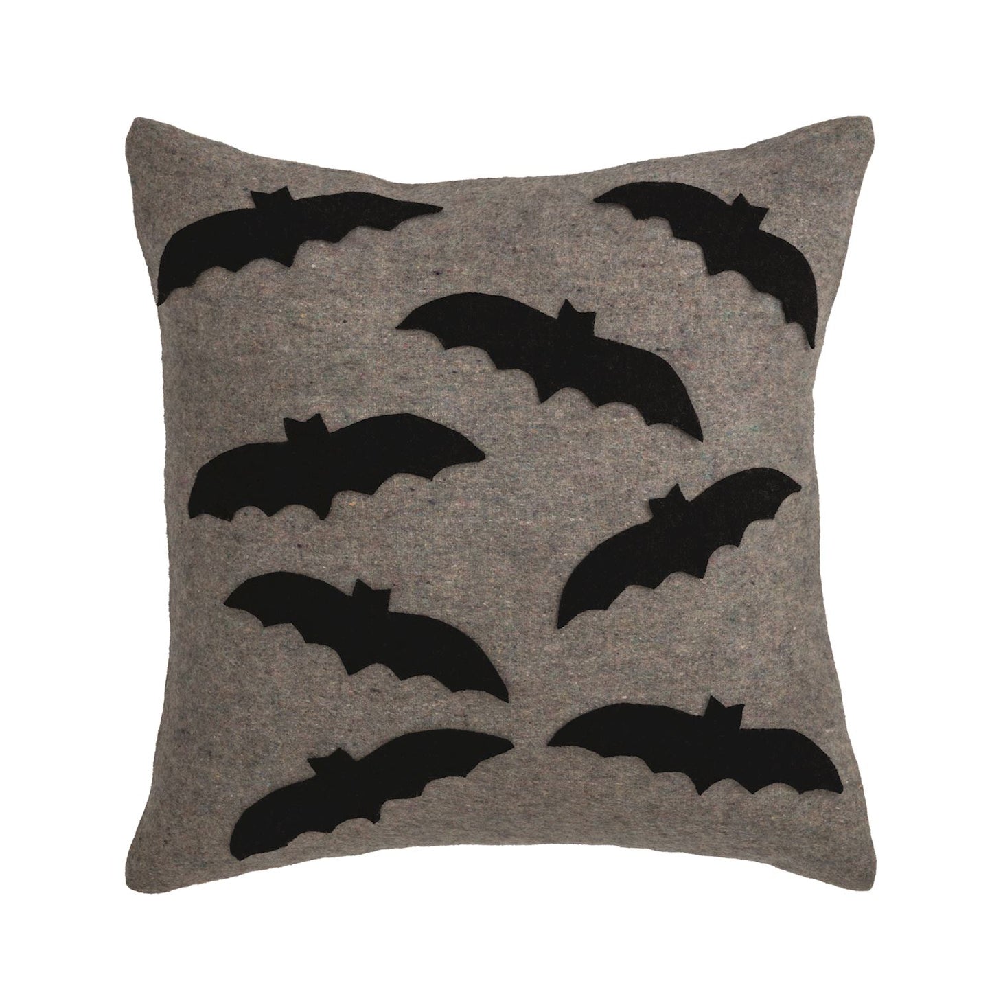 Bat Wool Halloween Pillow