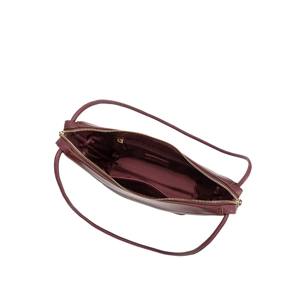 Wesley Plum Vegan Shoulder Bag