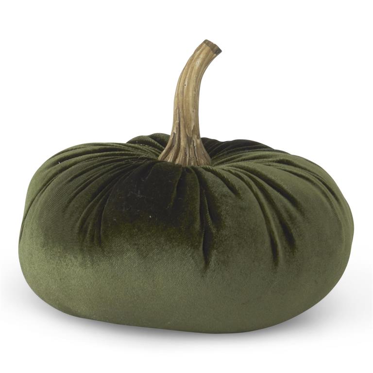 7.5" Velvet Stuffed Pumpkin