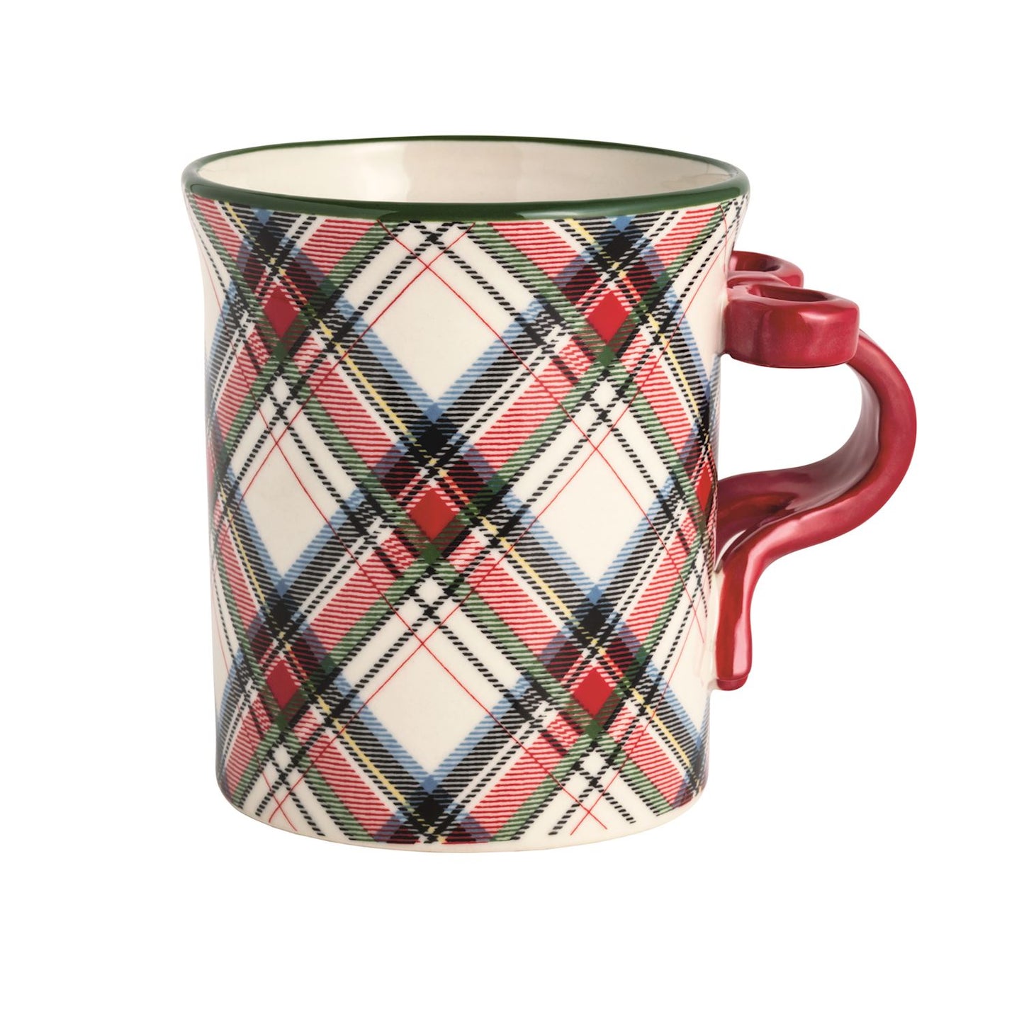 Figural Handle Holiday Mug