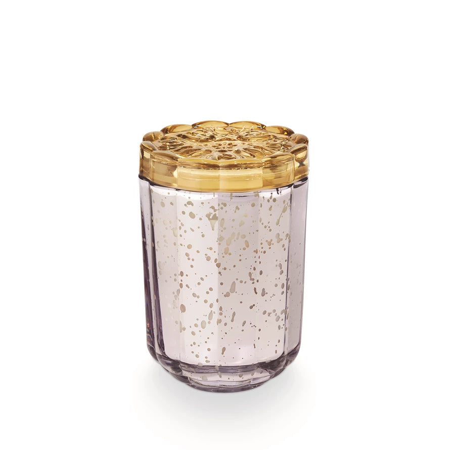 Lavender La La Flourish Glass Candle