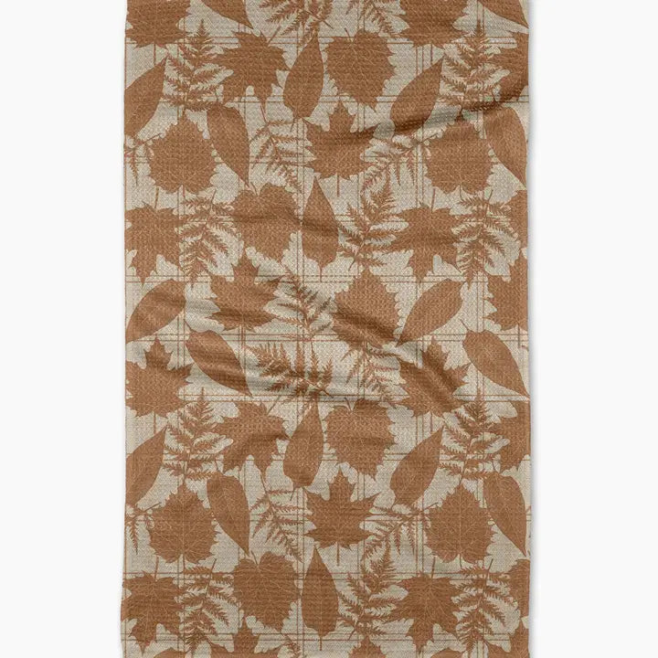 Autumn Leaves Gold Towel