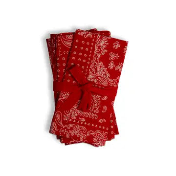 Bandana Napkin Set 4