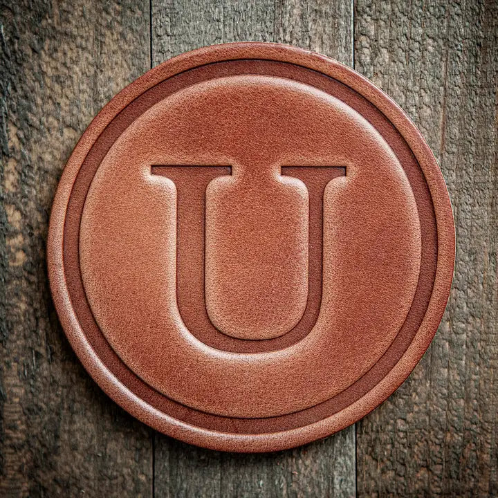 Monogram Leather Coaster