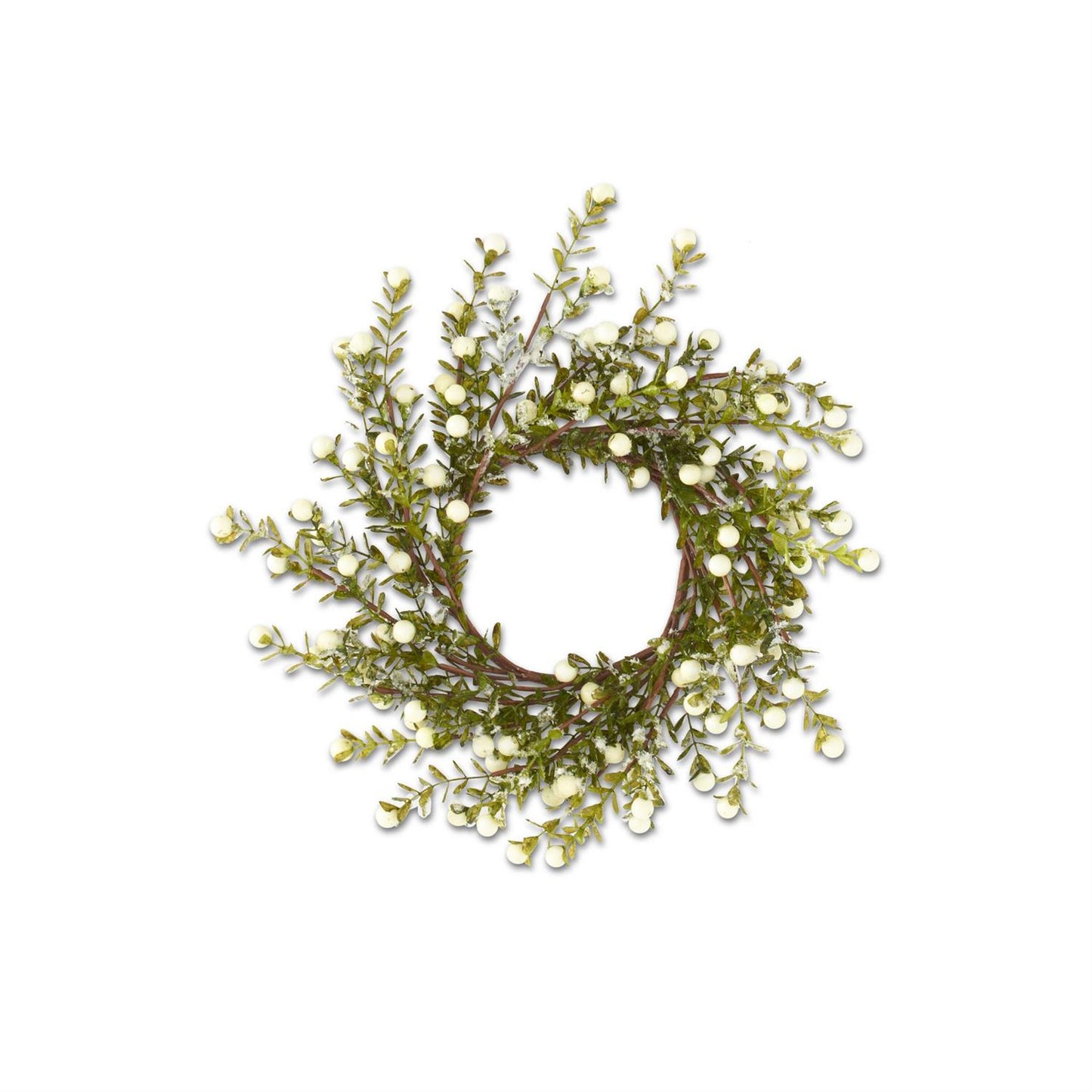 12.5" Glittered Snowy Berry Wreath
