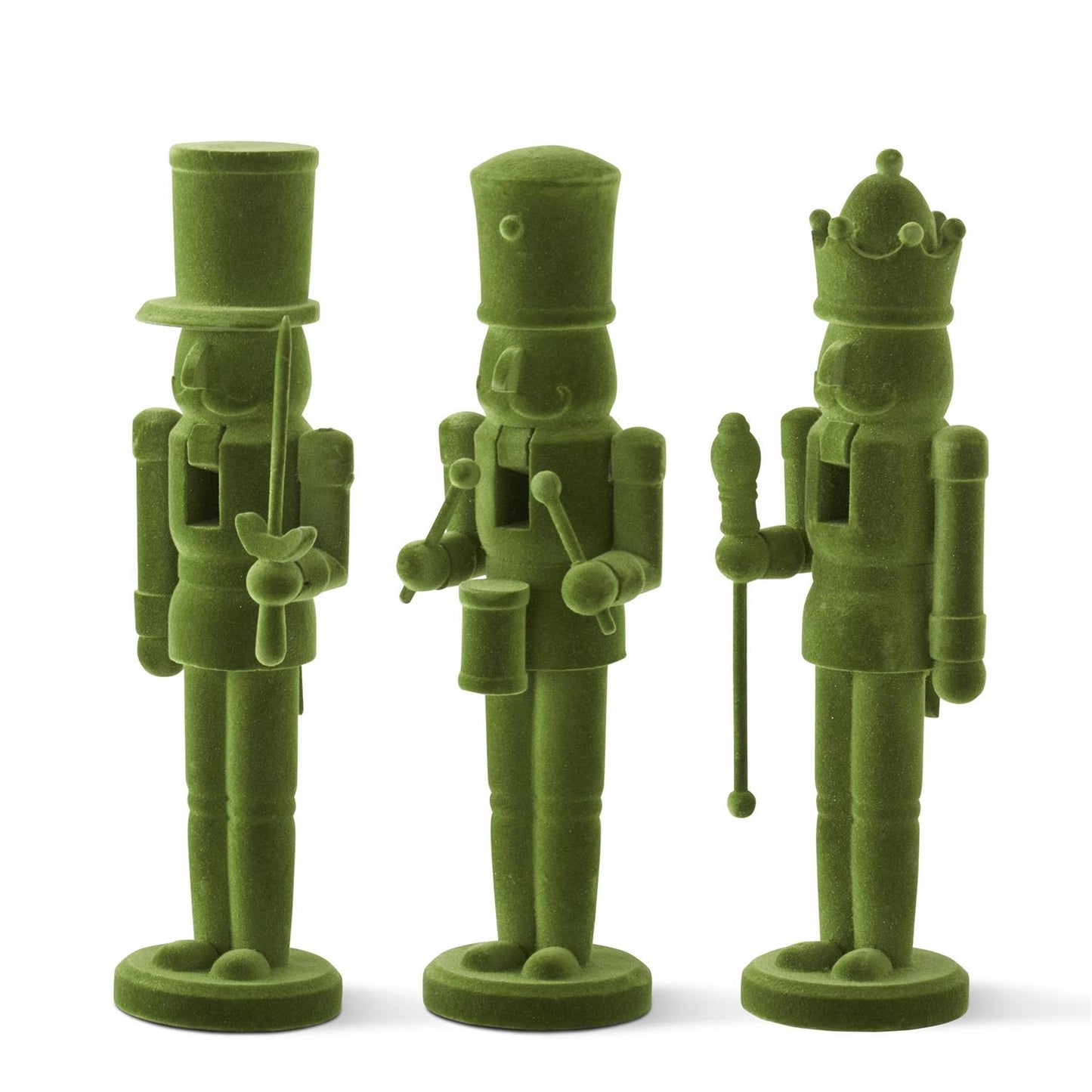 12" Green Velvet Nutcracker