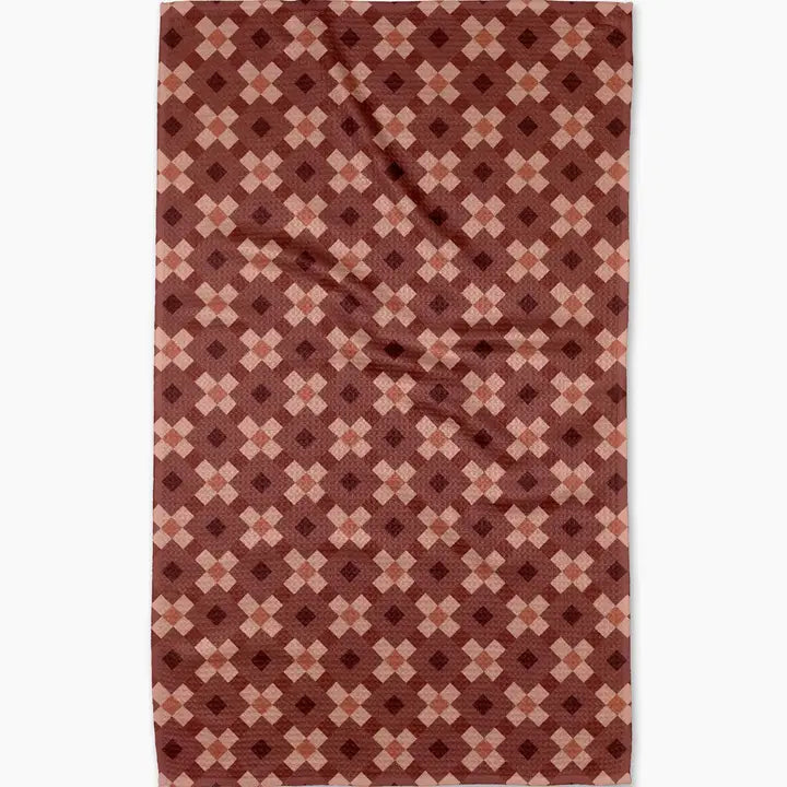 Garnet Geo Geometry Towel