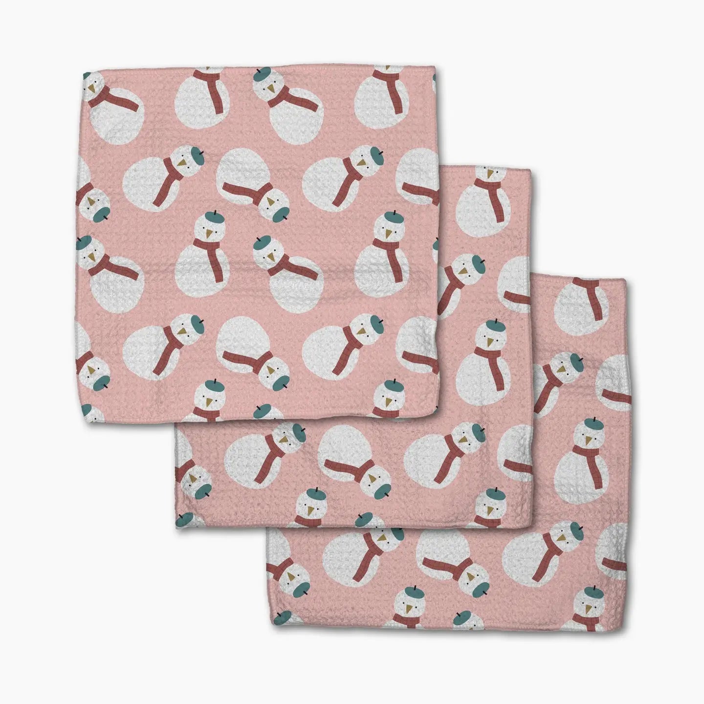 Snowman Dishcloth Set