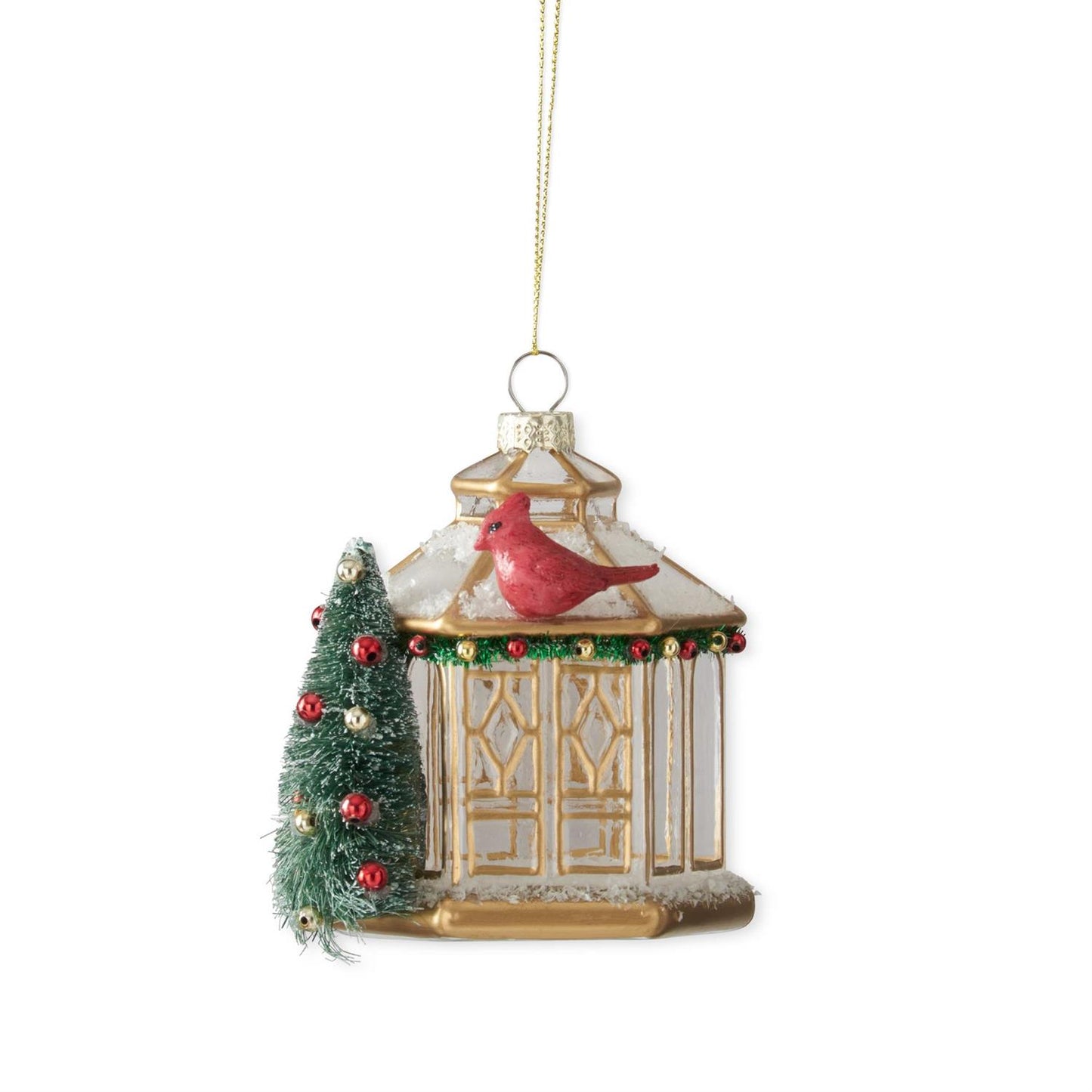 4" Bird & Gazebo Ornament