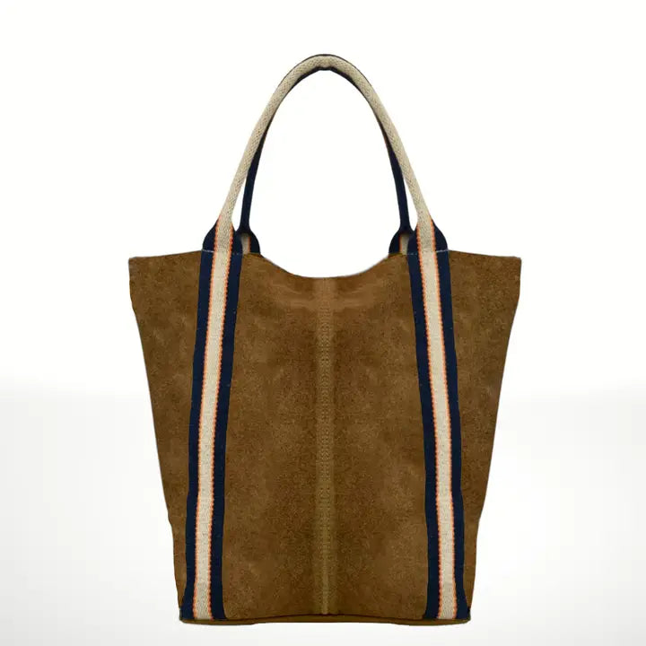 Melody Suede Leather Tote