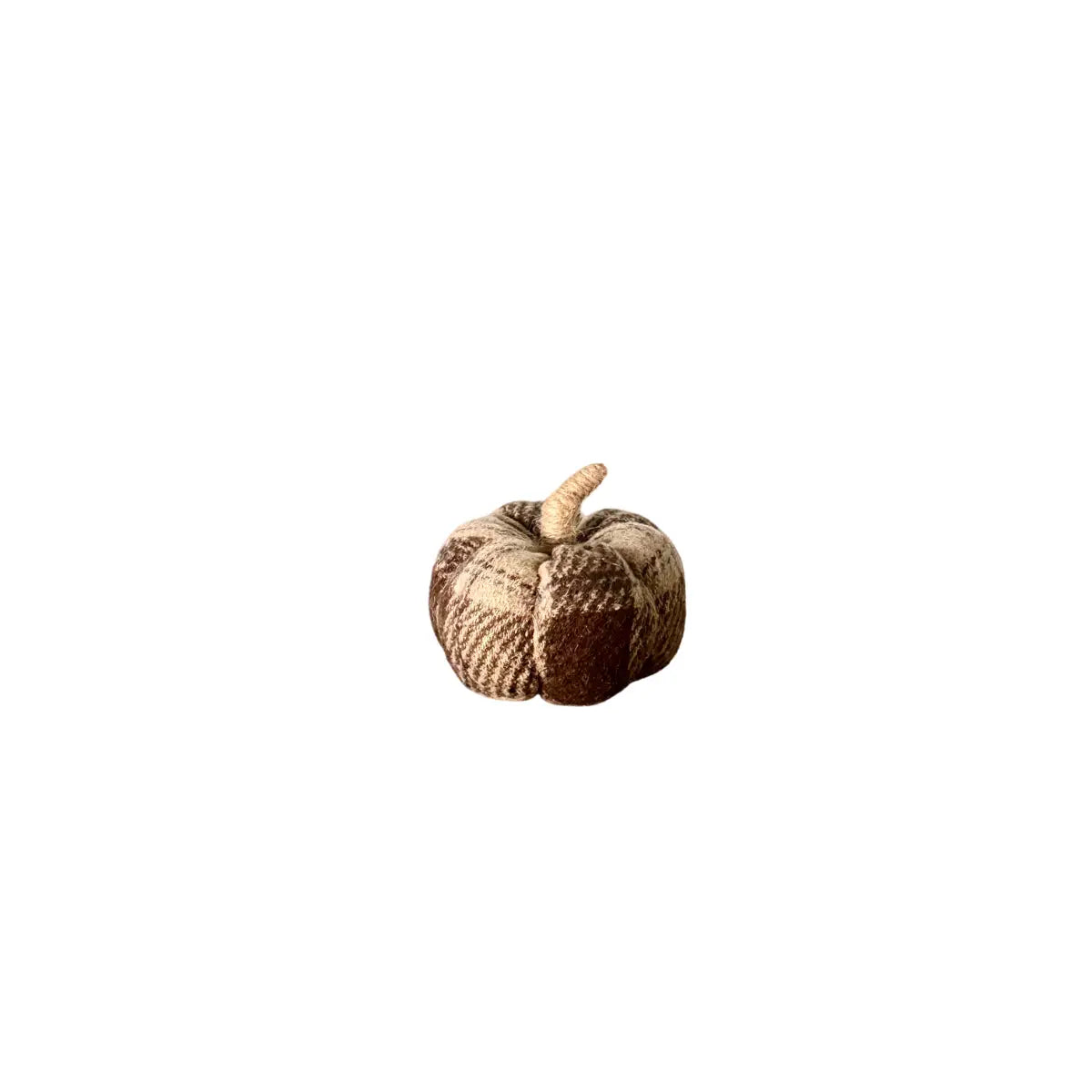 Small Plaid Pumpkin