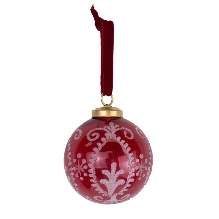 Frascati Glass Ornament Red