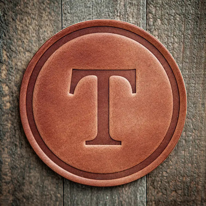 Monogram Leather Coaster