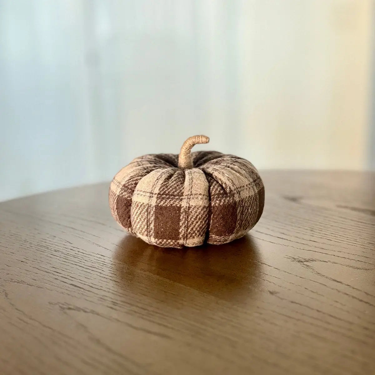 Large Montana Plaid Pumpkin