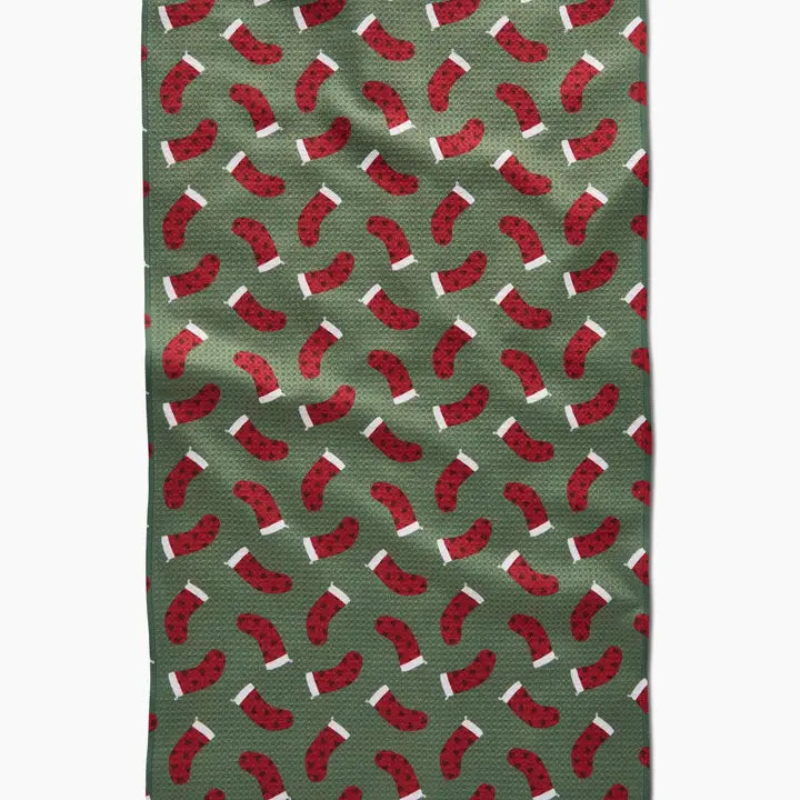 Heart Stockings Geometry Towel