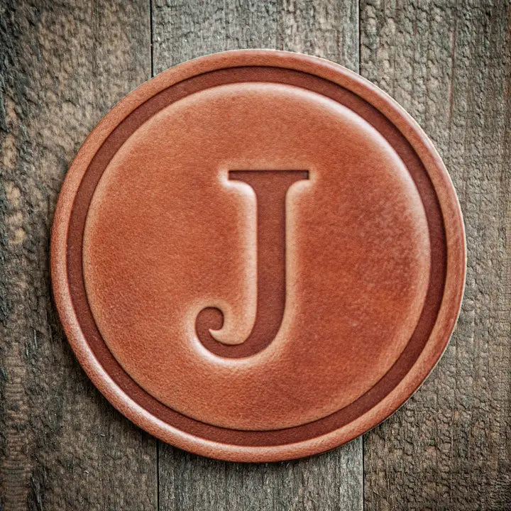 Monogram Leather Coaster