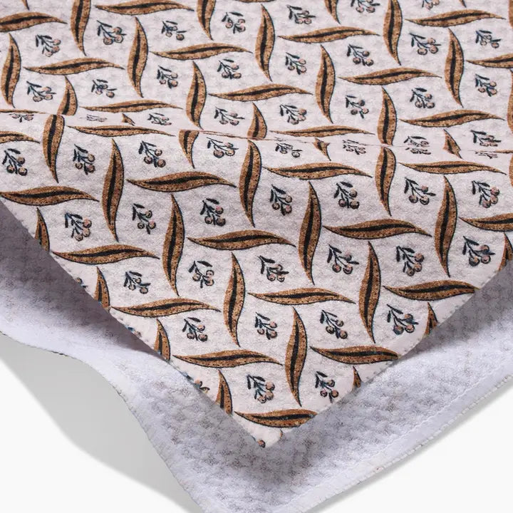 Plated Fall Berry Tea Towel