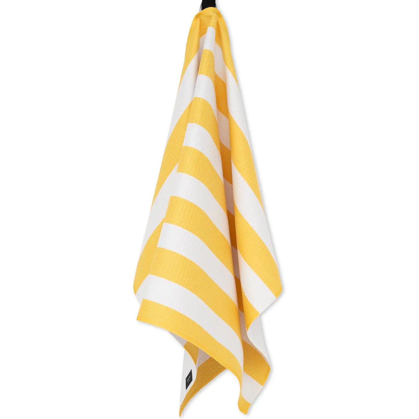 Geometry Summer Bold Yellow Tea Towel