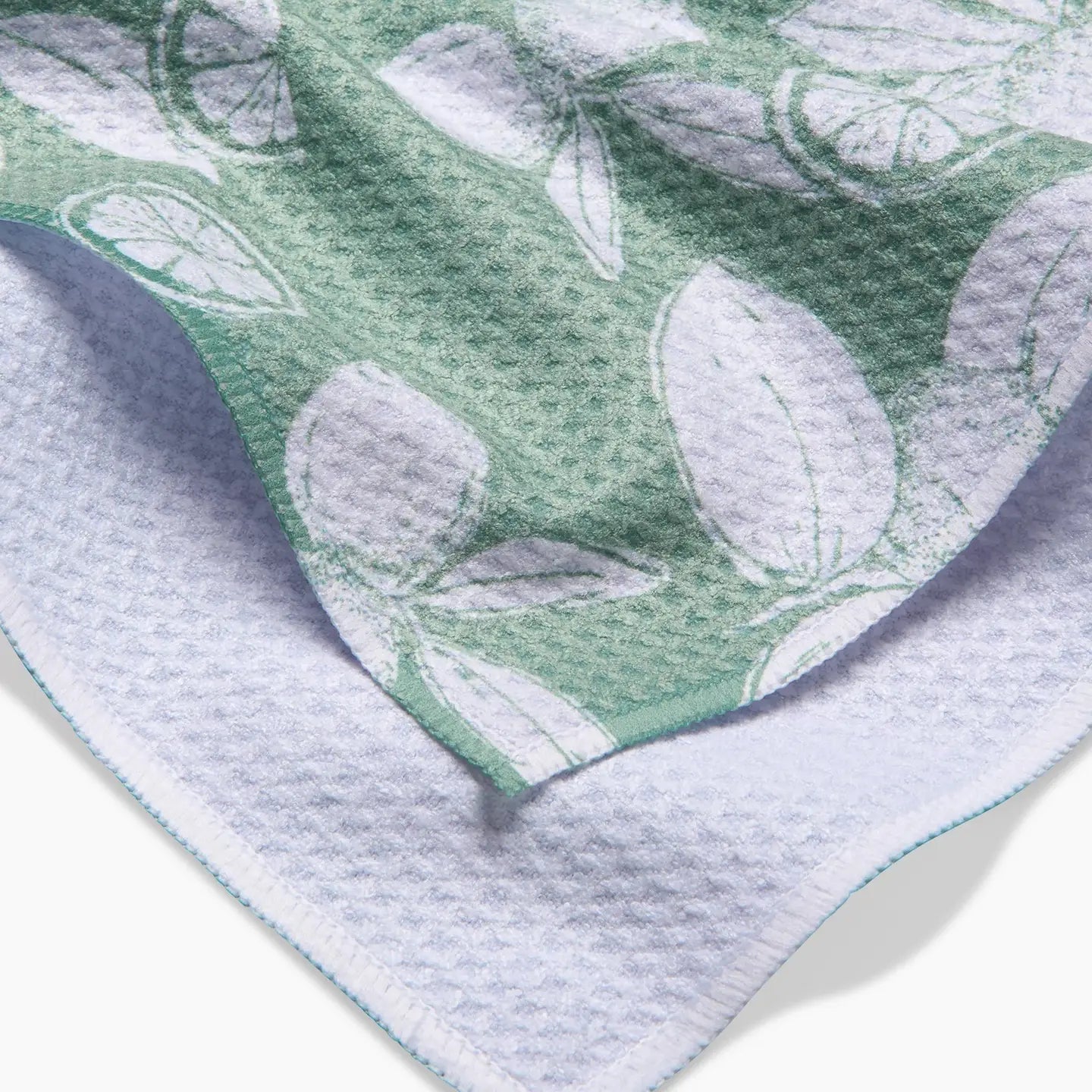 Geometry Summer Limes Tea Towel