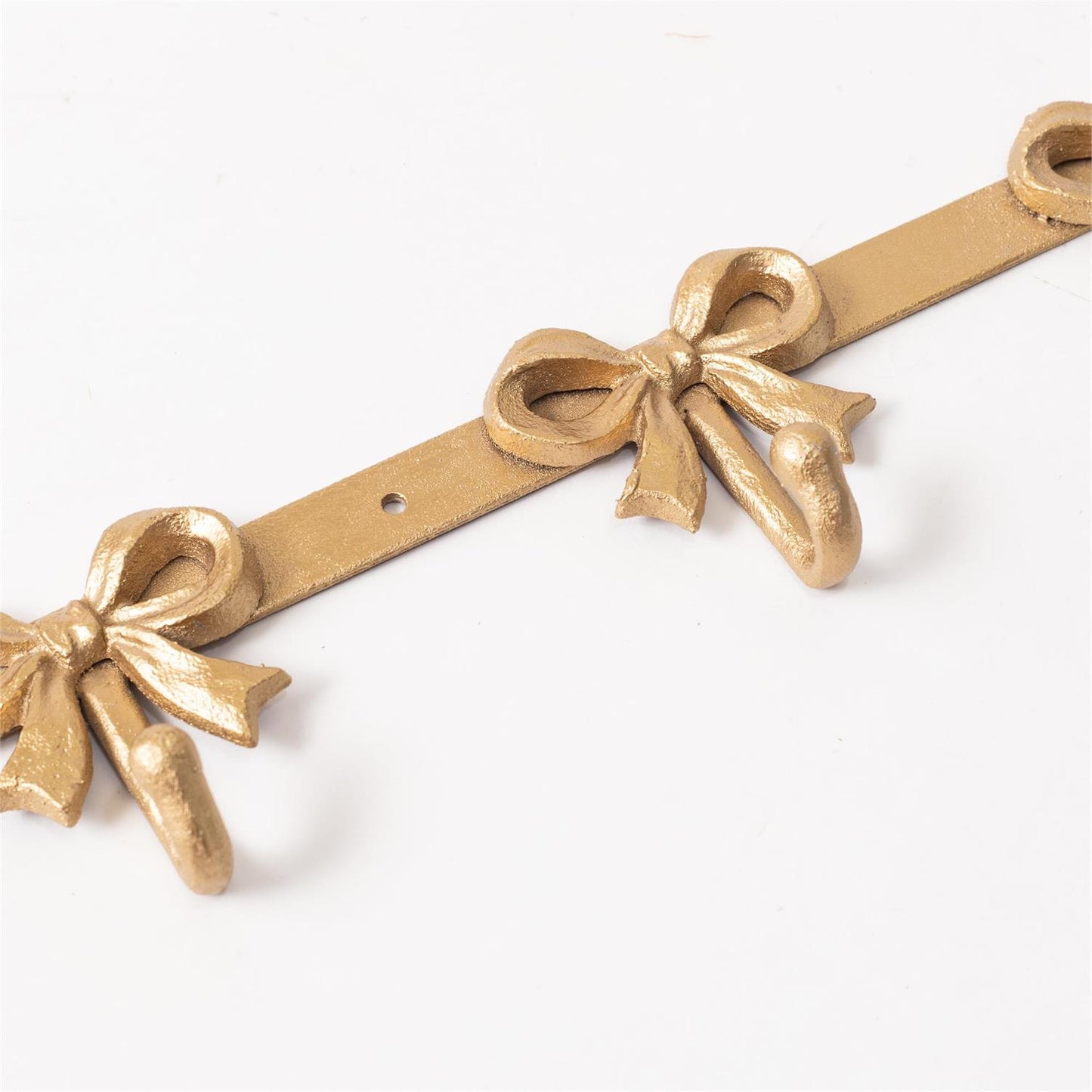 Gold Bow Hook Rack