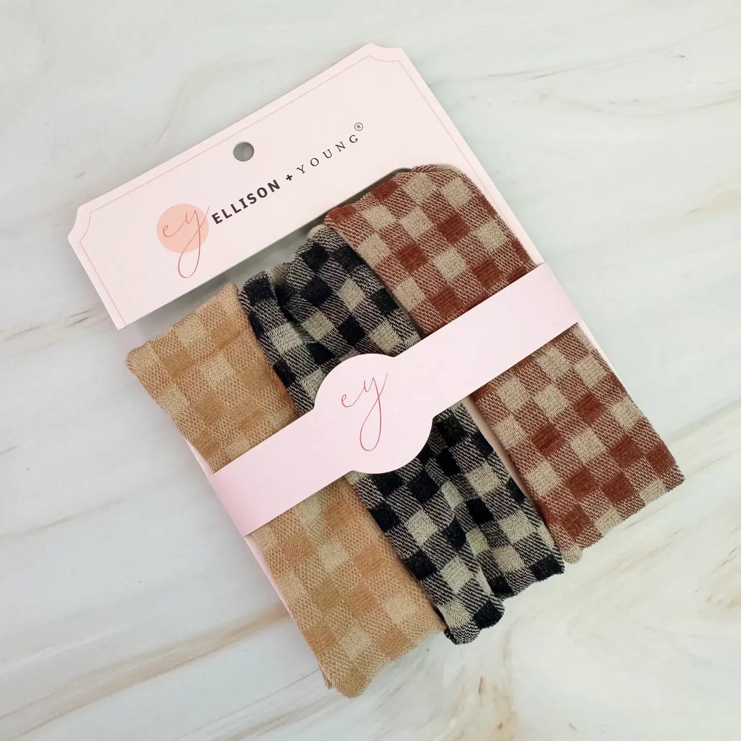 Pattern Hair Tie Set/3