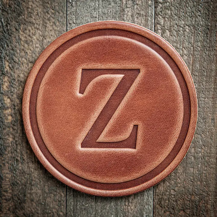 Monogram Leather Coaster