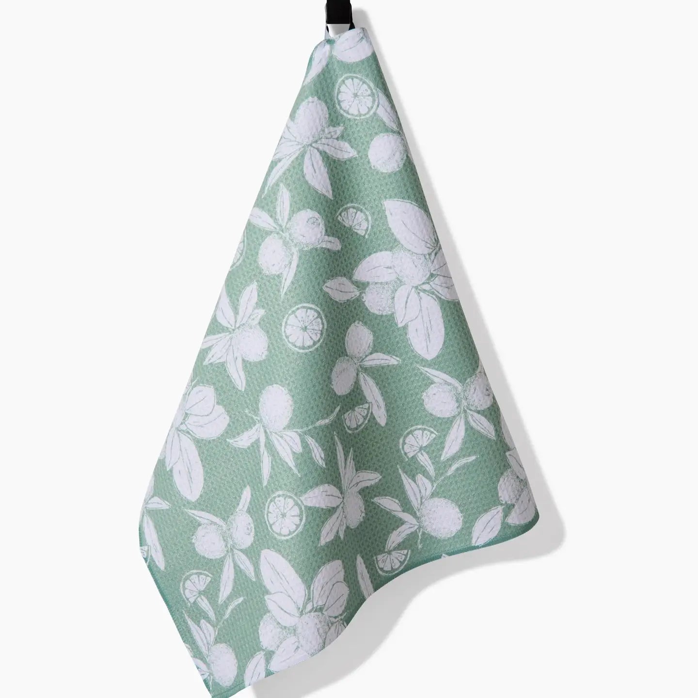 Geometry Summer Limes Tea Towel