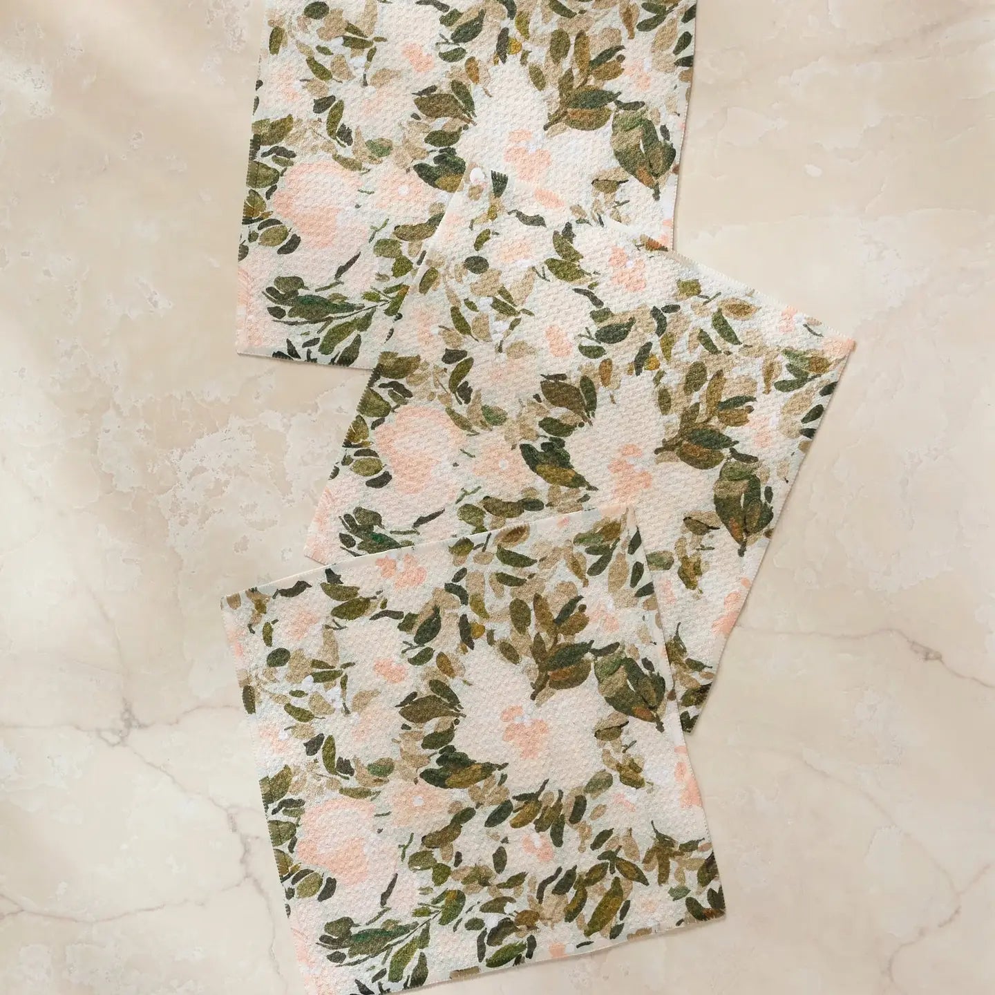 Painted Blossoms Dishcloth Set