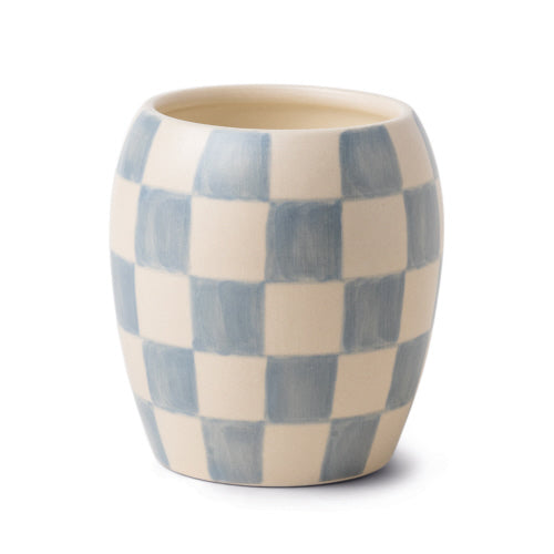Cotton & Teak Check Mate 11oz Candle