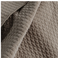 Velvet Stitch Quilted Throw