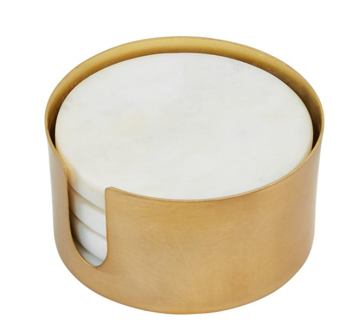 Marble Coaster Set