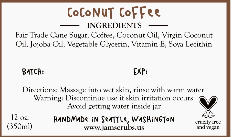 Coconut Coffee Body Jam