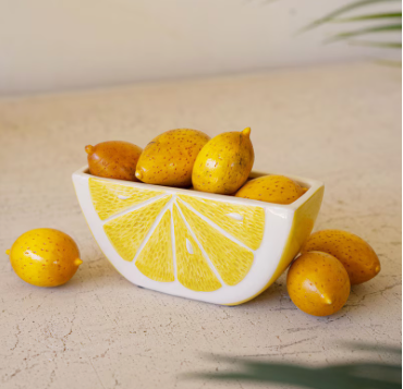 Ceramic Lemon Wedge Planter