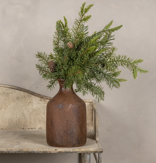 19" Douglas Fir Spray w/Cones