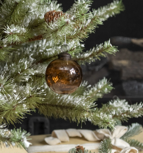 Glass Nutmeg Ornament