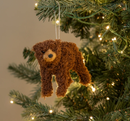 4.5" Brown Beard Ornament
