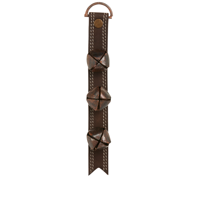 8.5" Brown Sleigh Bell Strap